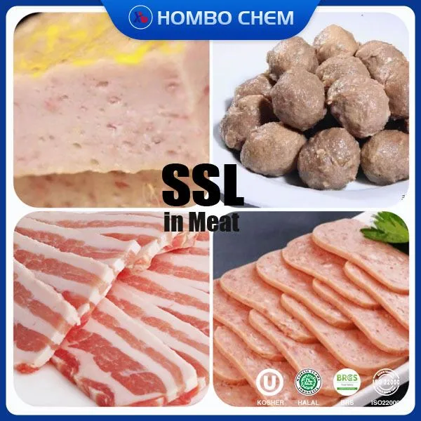 Натријум стеароил лактилата за емулгатор хране ССЛ ЦАС 25383-99-7 у преради меса